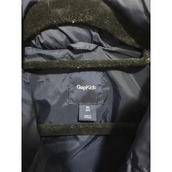 Gap Kids Puffer Vest Size xLarge Regular Navy EUC - Picture 3 of 3